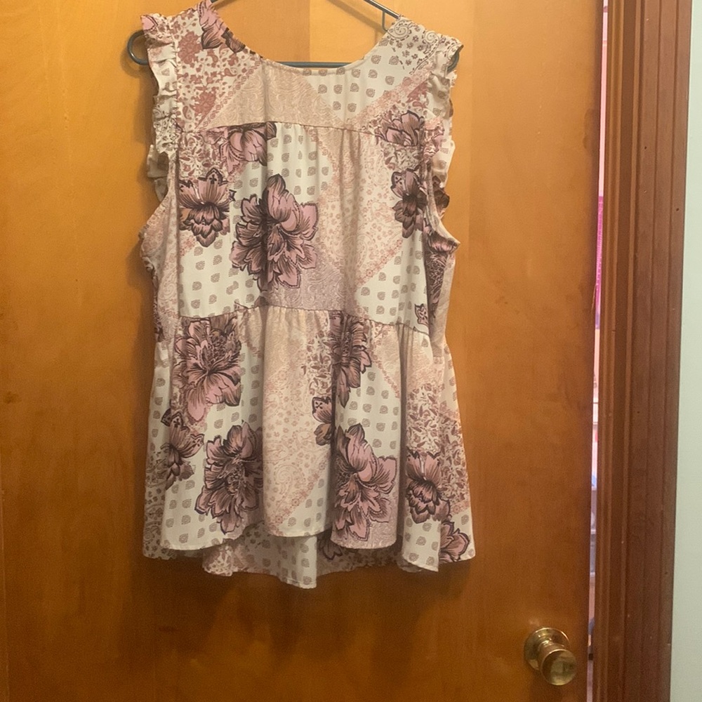 Flowy high neck tank